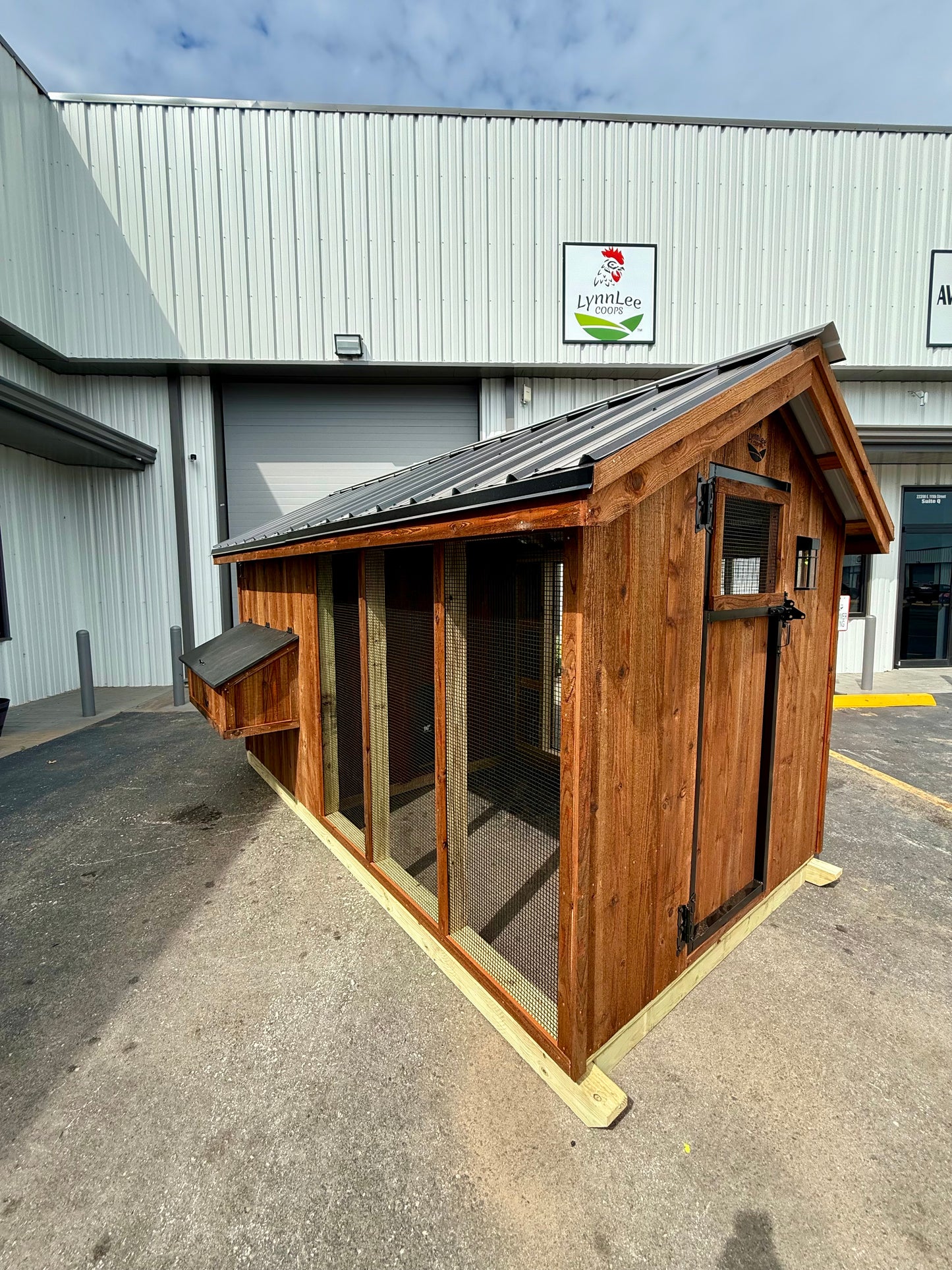 Double Walk-In Coop