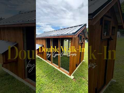 Double Walk-In Coop