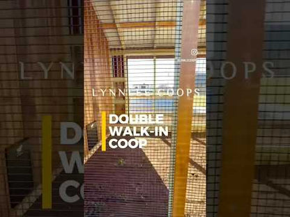 Double Walk-In Coop